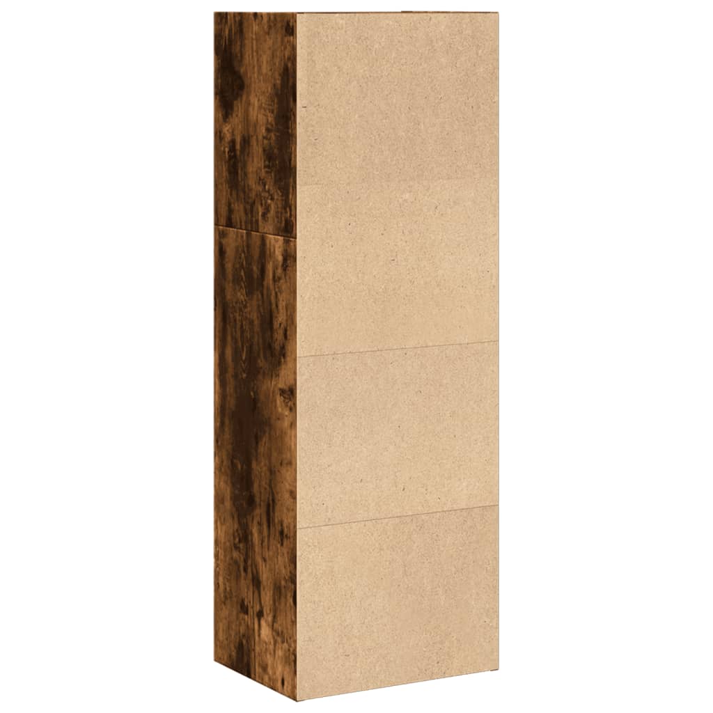 Bücherregal Räuchereiche 40x30x114 cm Holzwerkstoff