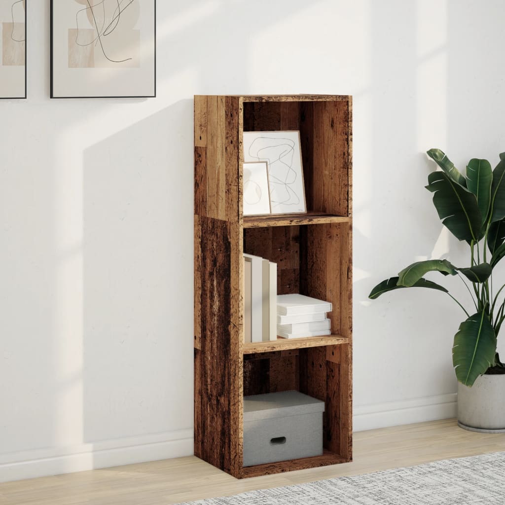 Bücherregal Altholz-Optik 40x30x114 cm Holzwerkstoff