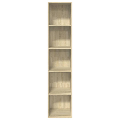 Bücherregal Sonoma-Eiche 40x30x189 cm Holzwerkstoff