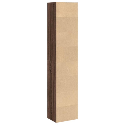 Bücherregal Braun Eichen-Optik 40x30x189 cm Holzwerkstoff