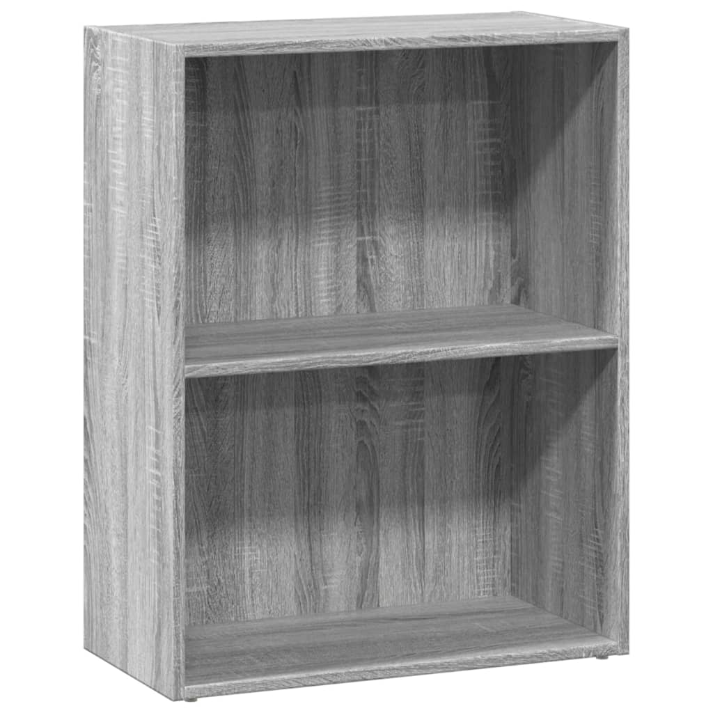 Bücherregal Grau Sonoma 60x30x77 cm Holzwerkstoff