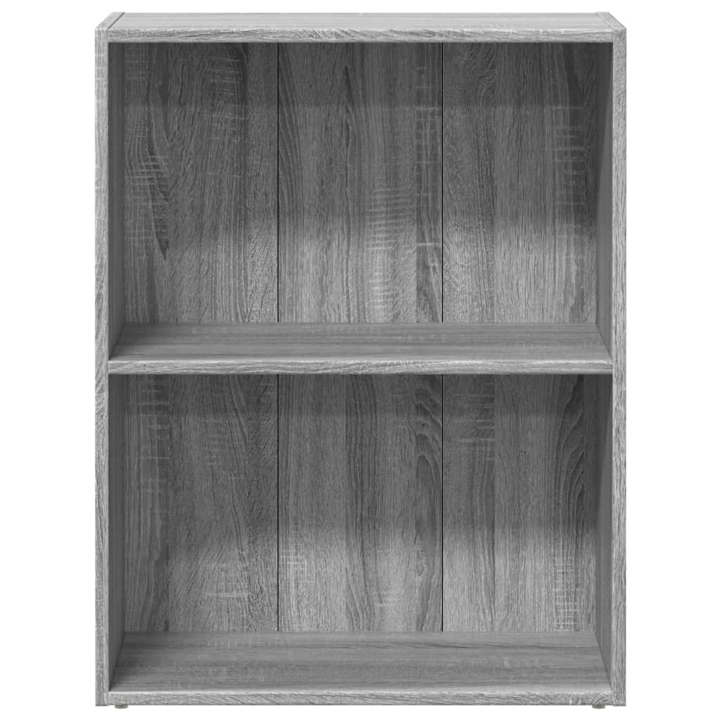 Bücherregal Grau Sonoma 60x30x77 cm Holzwerkstoff