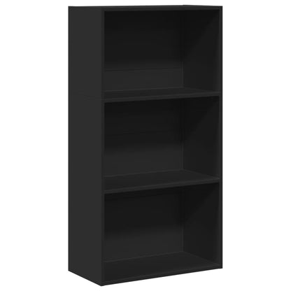 Bücherregal Schwarz 60x30x114 cm Holzwerkstoff