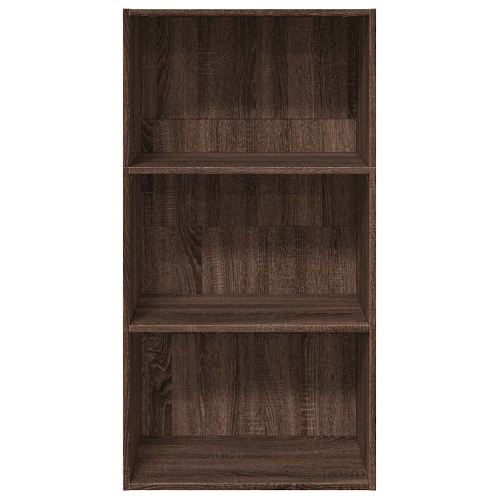 Bücherregal Braun Eichen-Optik 60x30x114 cm Holzwerkstoff