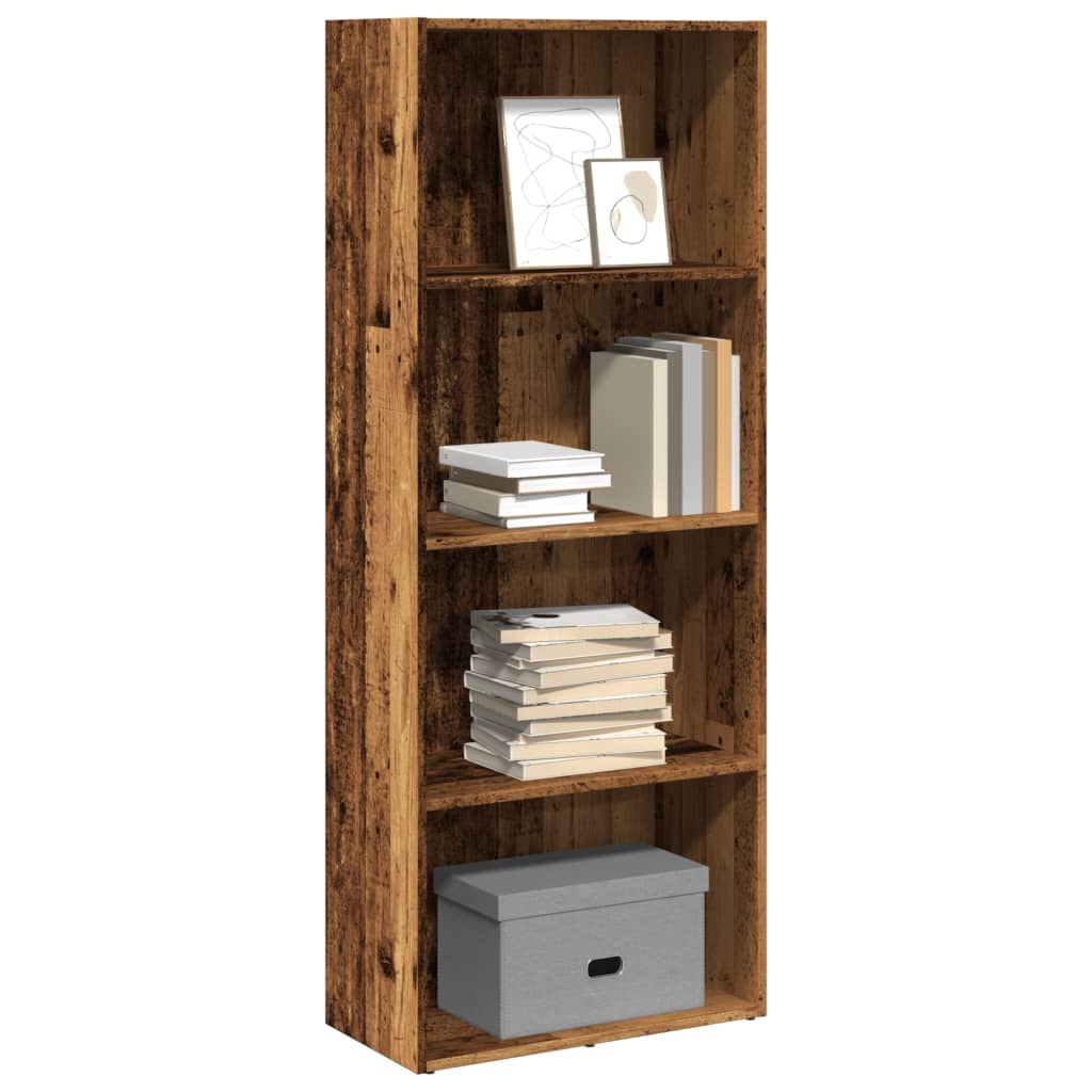 Bücherregal Altholz-Optik 60x30x152 cm Holzwerkstoff