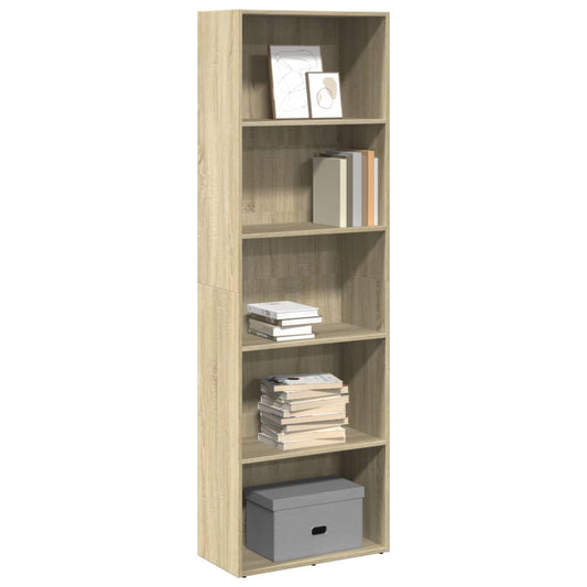 Bücherregal Sonoma-Eiche 60x30x189 cm Holzwerkstoff