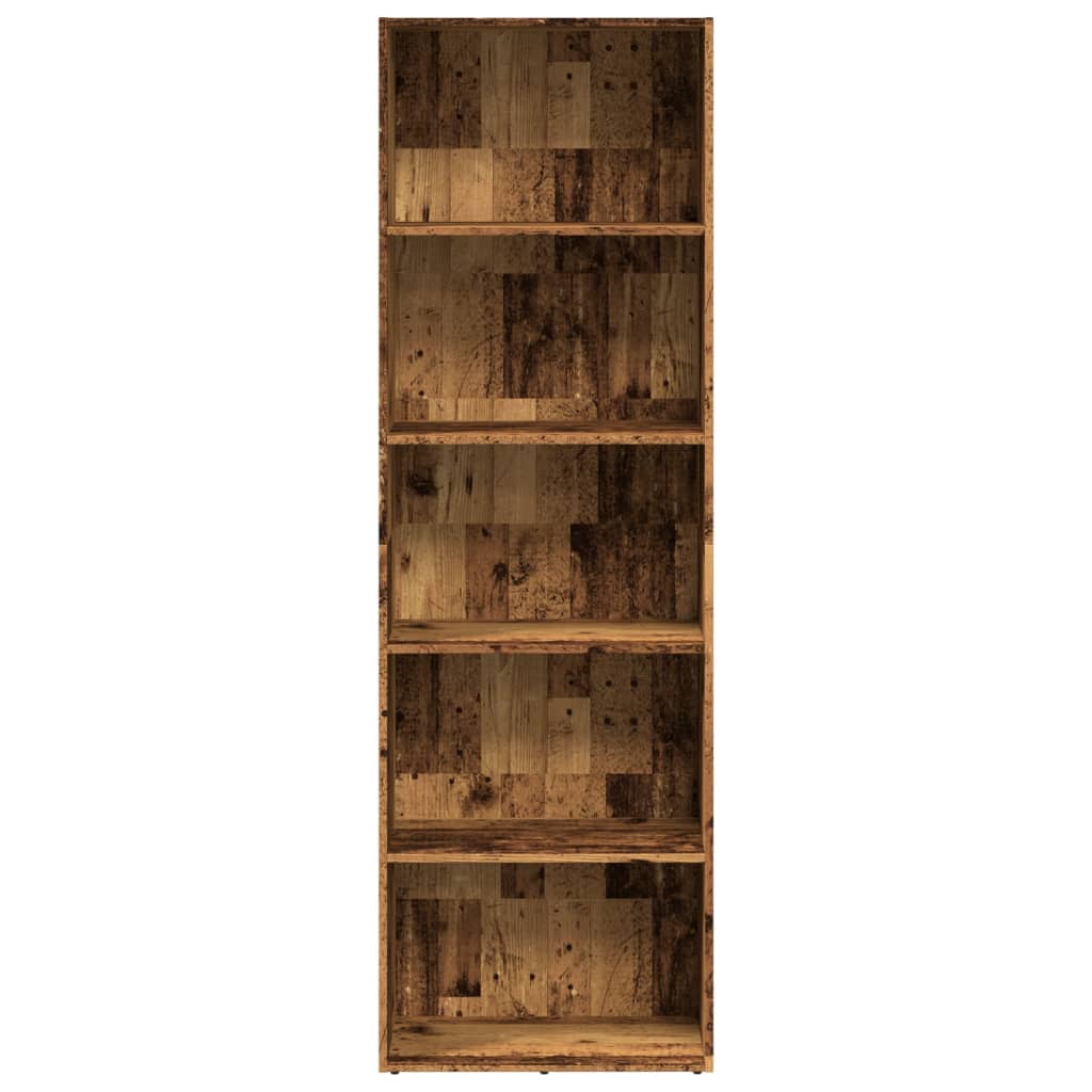 Bücherregal Altholz-Optik 60x30x189 cm Holzwerkstoff