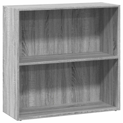 Bücherregal Grau Sonoma 80x30x77 cm Holzwerkstoff