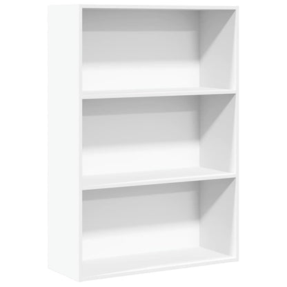 Bücherregal Weiß 80x30x114 cm Holzwerkstoff