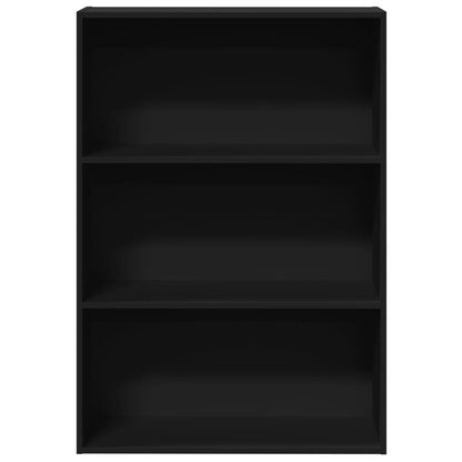 Bücherregal Schwarz 80x30x114 cm Holzwerkstoff