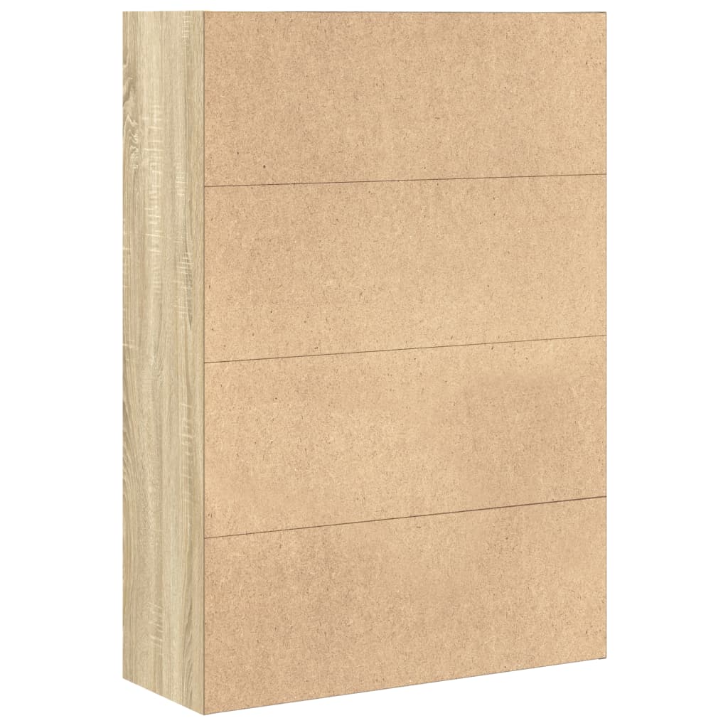 Bücherregal Sonoma-Eiche 80x30x114 cm Holzwerkstoff