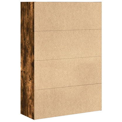 Bücherregal Räuchereiche 80x30x114 cm Holzwerkstoff