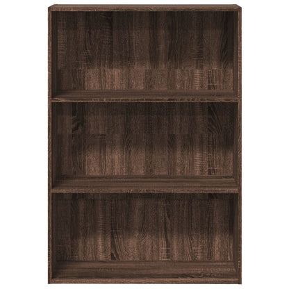 Bücherregal Braun Eichen-Optik 80x30x114 cm Holzwerkstoff