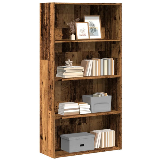 Bücherregal Altholz-Optik 80x30x152 cm Holzwerkstoff