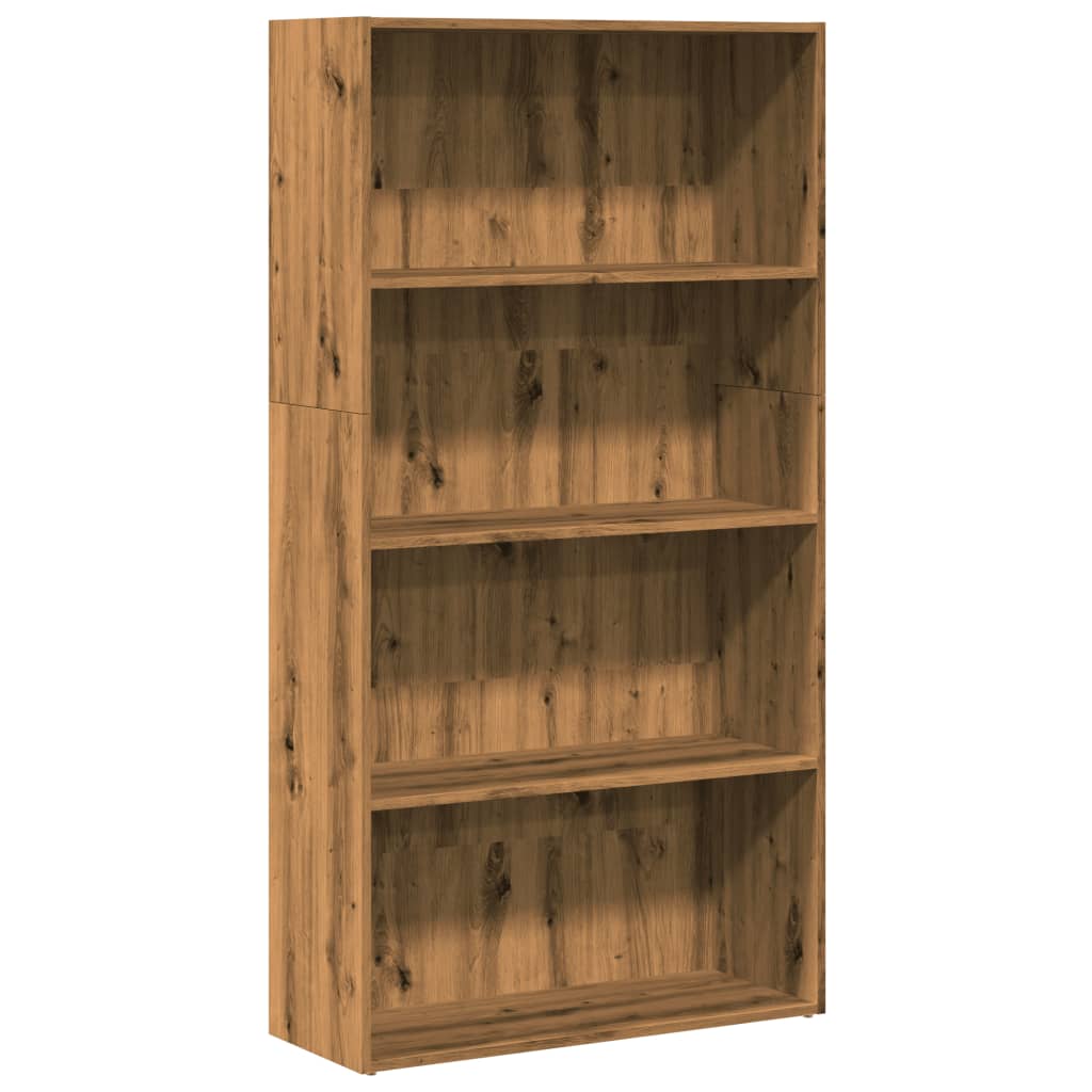 Bücherregal Artisan-Eiche 80x30x152 cm Holzwerkstoff