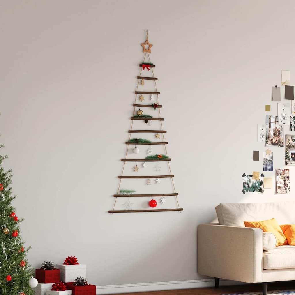 vidaXL Weihnachtsbaum mit Spitzensternen Aufhängen 74x150 cm