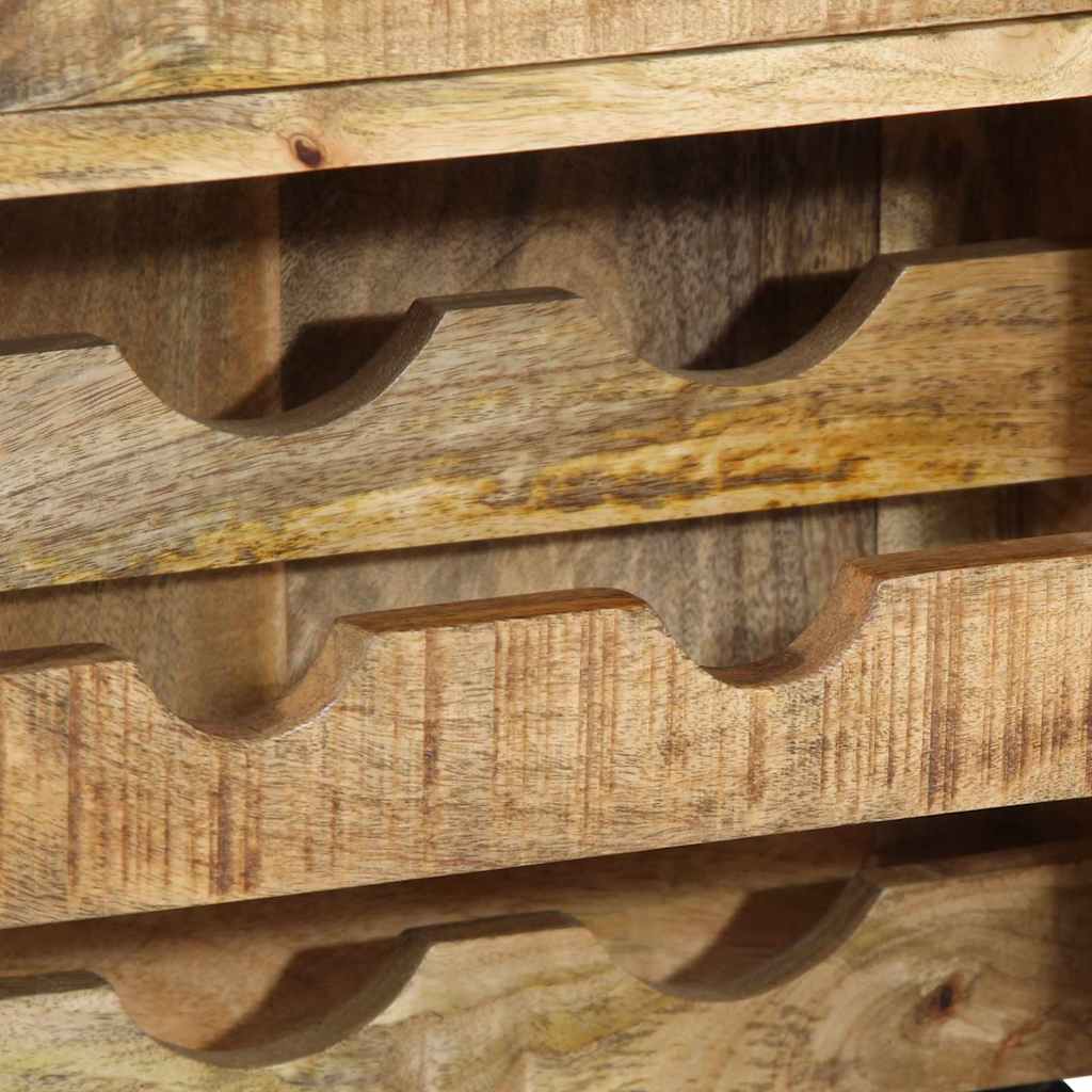 Küchentrolley Braun 55 x 40 x 80 cm Massivholz Mango