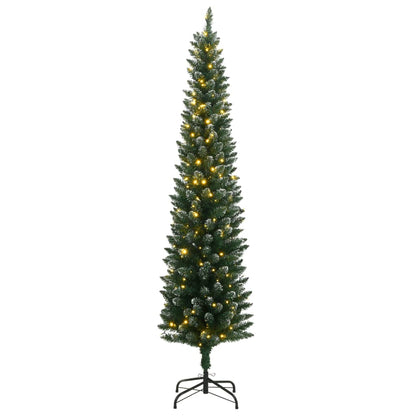 Künstlicher Weihnachtsbaum Schlank 150 LEDs 120 cm