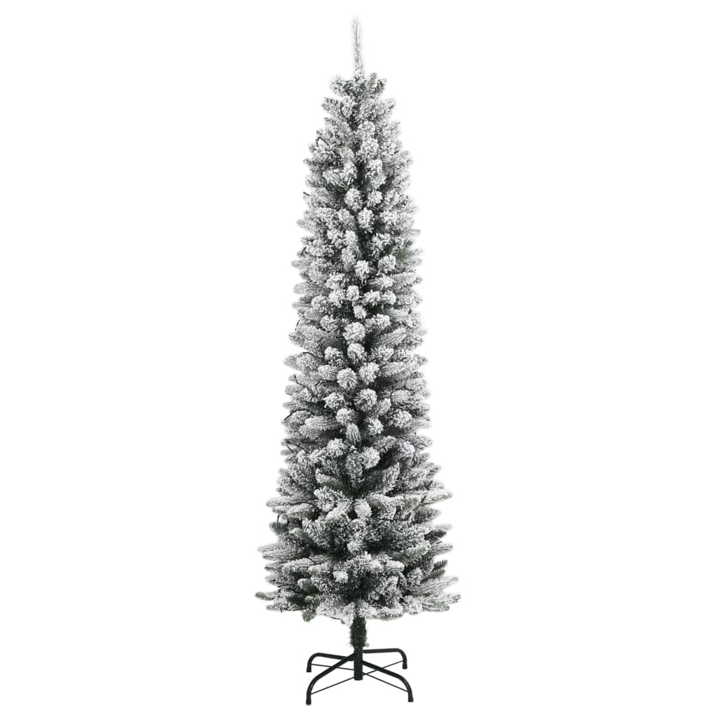 Künstlicher Weihnachtsbaum mit Schnee 300 LEDs 210 cm