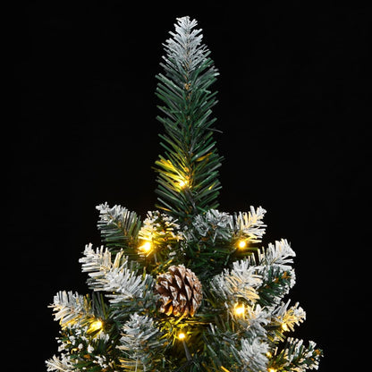 Künstlicher Weihnachtsbaum Schlank 150 LEDs 120 cm