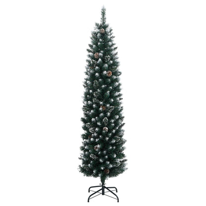 Künstlicher Weihnachtsbaum Schlank 150 LEDs 150 cm