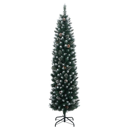 Künstlicher Weihnachtsbaum Schlank 300 LEDs 180 cm