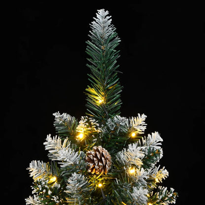 Künstlicher Weihnachtsbaum Schlank 300 LEDs 180 cm