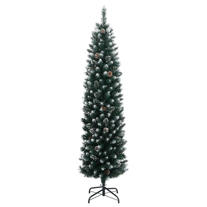 Künstlicher Weihnachtsbaum Schlank 300 LEDs 240 cm