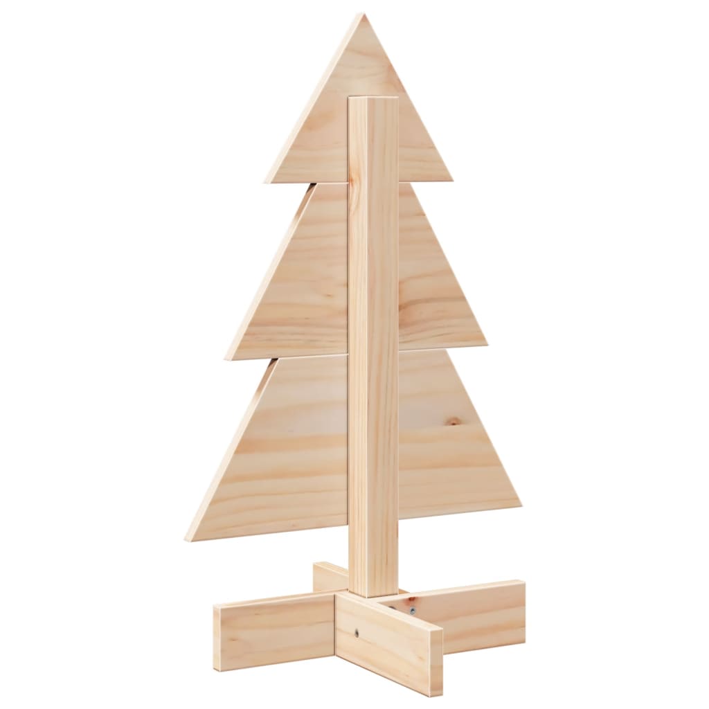 Weihnachtsbaum Holz zum Schmücken 60 cm Massivholz Kiefer