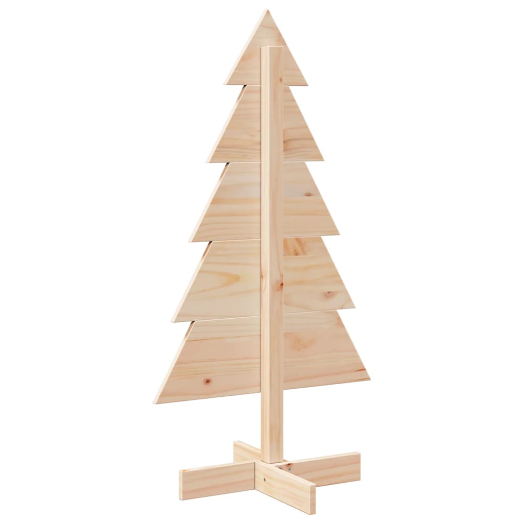 Weihnachtsbaum Holz zum Schmücken 100 cm Massivholz Kiefer