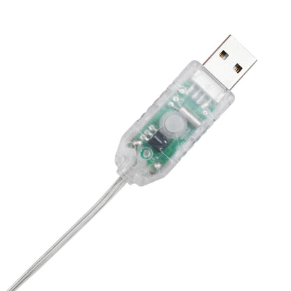 Weihnachtsbeleuchtung 3 pcs Warmes Weiß 105 cm Stoff