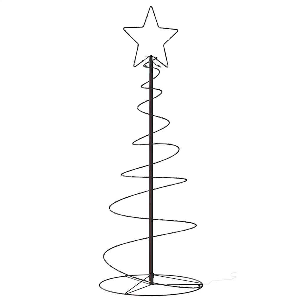 Weihnachtsbaum Kegelform 80 LEDs Warmweiß 120 cm