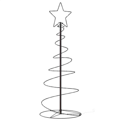 Weihnachtsbaum Kegelform 80 LEDs Warmweiß 120 cm