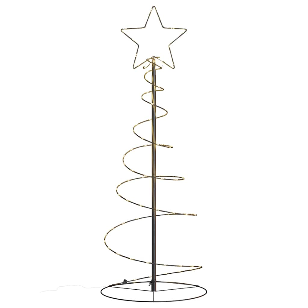 Weihnachtsbaum Kegelform 80 LEDs Warmweiß 120 cm