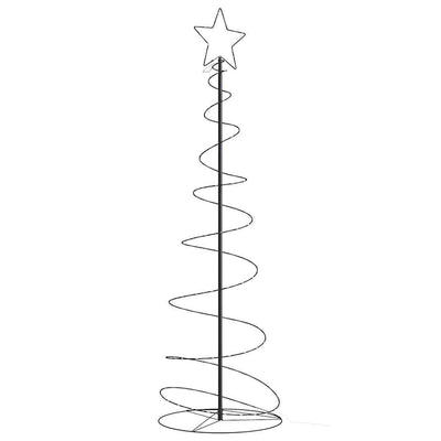 Weihnachtsbaum Kegelform 120 LEDs Warmweiß 180 cm