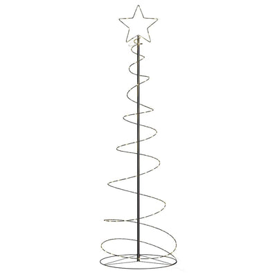 Weihnachtsbaum Kegelform 120 LEDs Warmweiß 180 cm