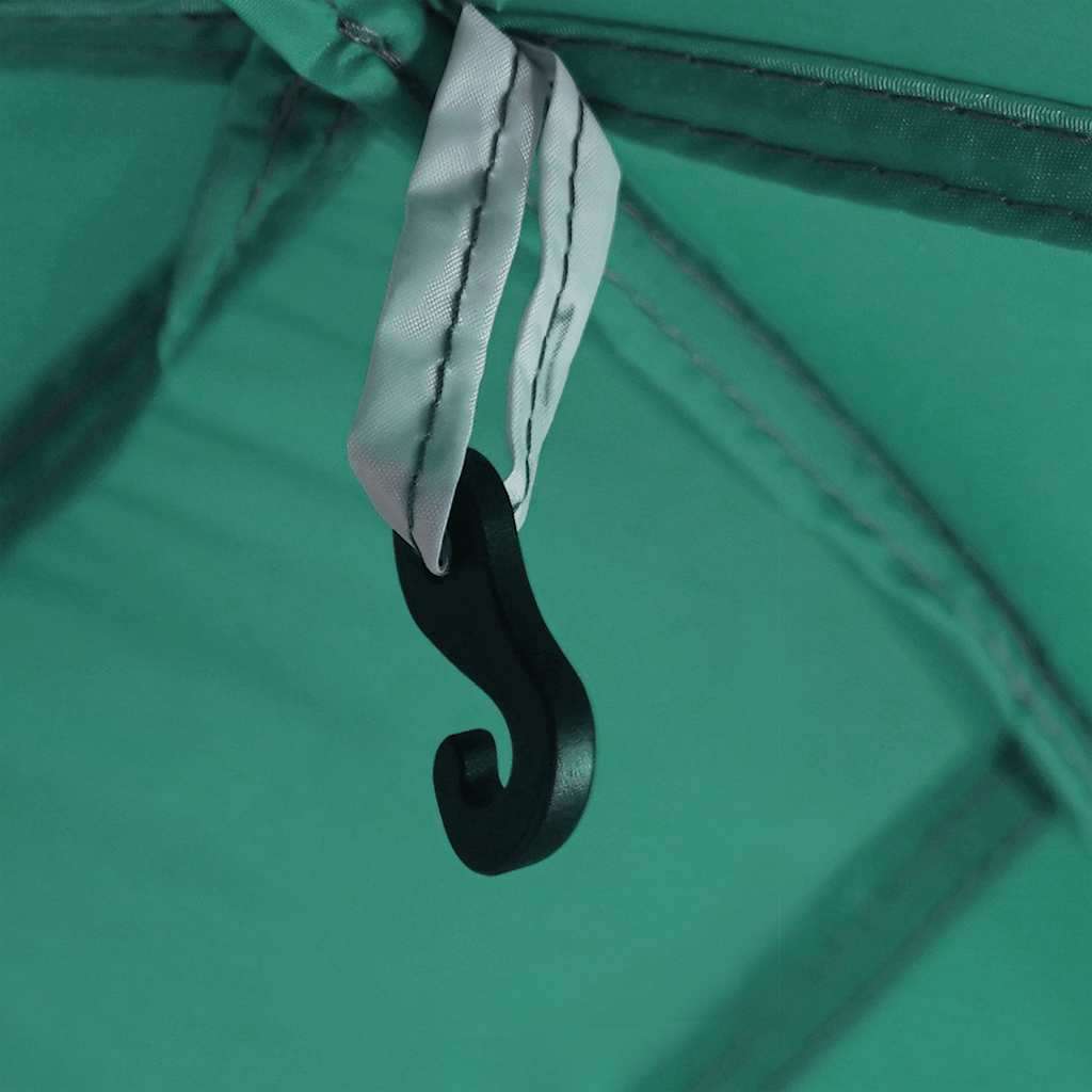 Poolzelt mit abnehmbarem Überzelt Netzwänden Meergrün 670x590cm