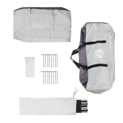 Partyzelt Grau Wasserdicht