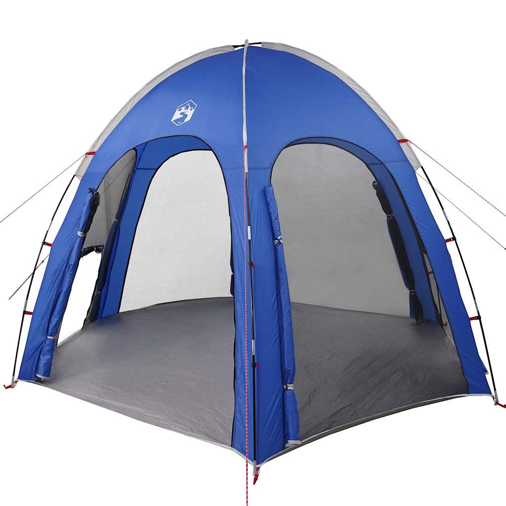 Tenda da piscina Azzurro 366 x 305 x 231 cm Poliestere e fibra di vetro