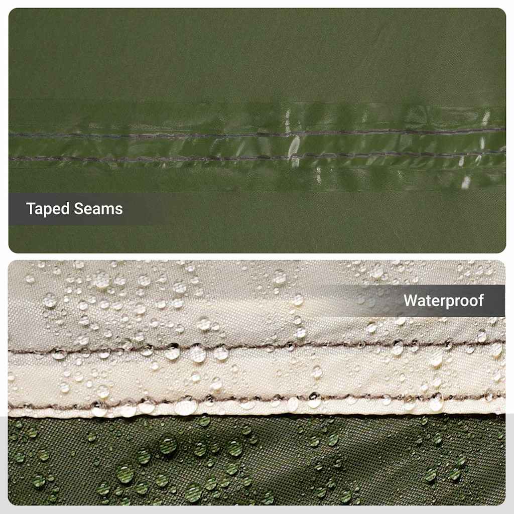 Angelzelt mit Dach Olivgrün 514 x 465 x 187 cm Polyester