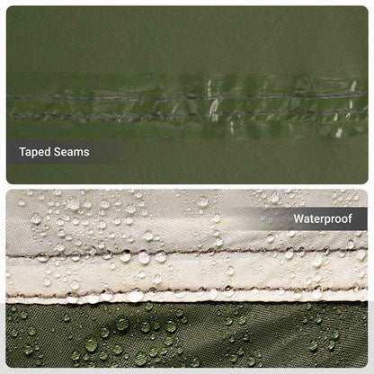 Angelzelt mit Dach Olivgrün 514 x 465 x 187 cm Polyester