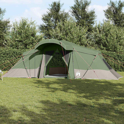 Tenda verde con tetto, 721 x 335 x 212 cm, poliestere
