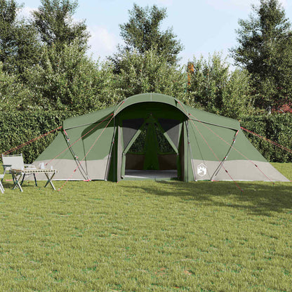 Tenda verde con tetto, 721 x 335 x 212 cm, poliestere