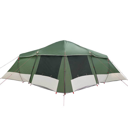 Tenda verde con tetto, 721 x 335 x 212 cm, poliestere