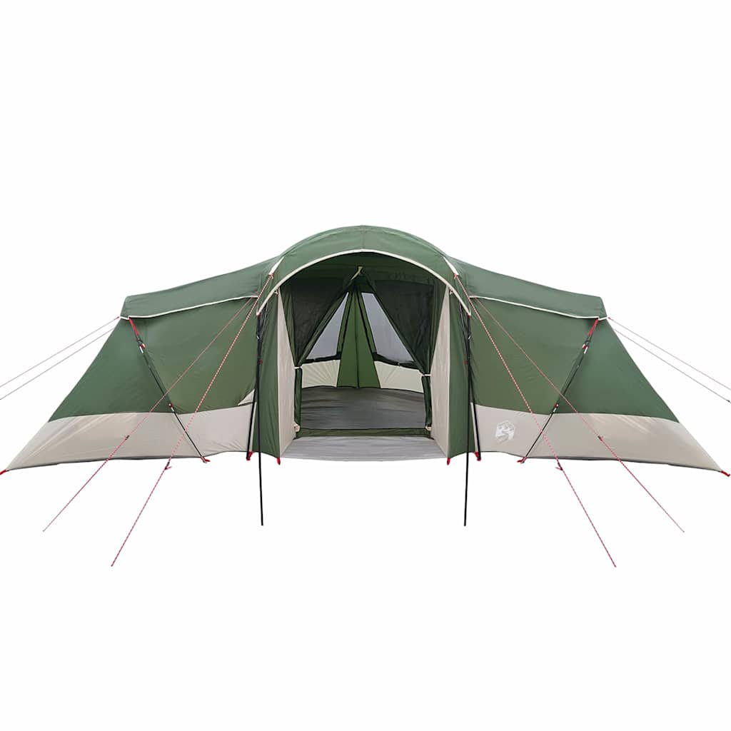 Tenda verde con tetto, 721 x 335 x 212 cm, poliestere