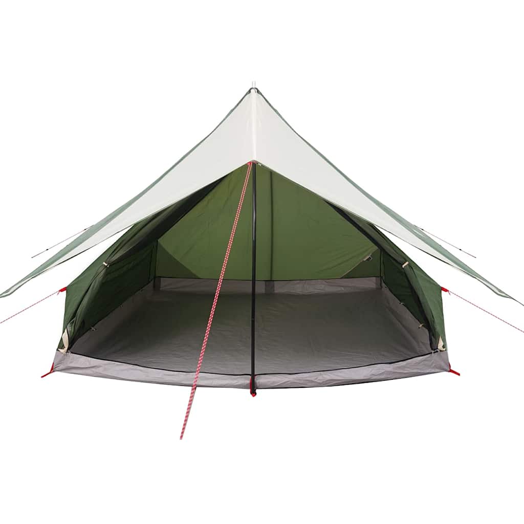 Tenda verde con tetto, 256 x 266 x 185 cm, poliestere