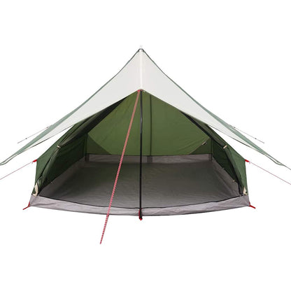 Tenda verde con tetto, 256 x 266 x 185 cm, poliestere