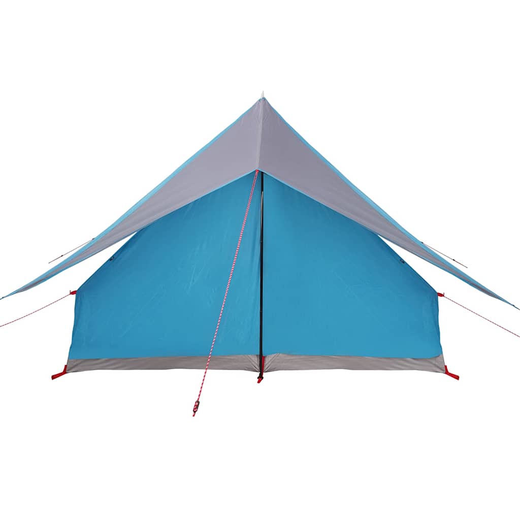 Tende con tetto, blu, 256 x 266 x 185 cm, poliestere