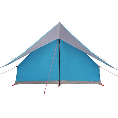 Tende con tetto, blu, 256 x 266 x 185 cm, poliestere