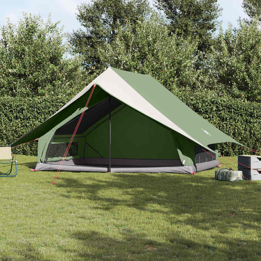 Tenda verde con tetto, 315 x 330 x 200 cm, poliestere